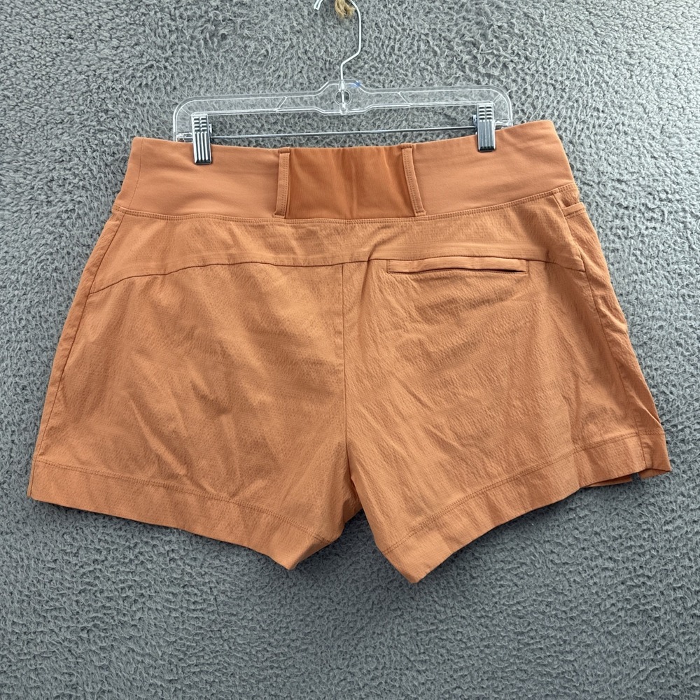 Athleta Trekkie North Shorts 3" Orange Athletic Athleisure Hiking Women's 14 - Picture 2 of 8